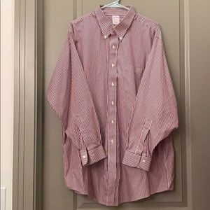 Brooks Brothers red striped button down